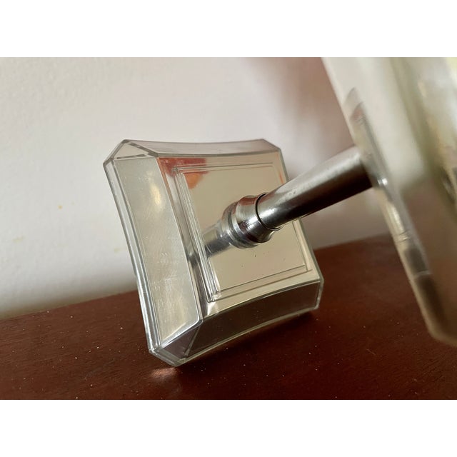 Orange Acrylic Glass Wall Lights, 1950s, Set of 2 For Sale - Image 6 of 9