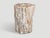 Impressive rare coral tone ancient petrified wood side table. It’s fascinating how Mother Nature produces these exquisite...