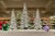 Gorgeous set of three Silvestri hand blown Christmas fir trees to add sparkle to your holiday decor or table! Elegant yet...