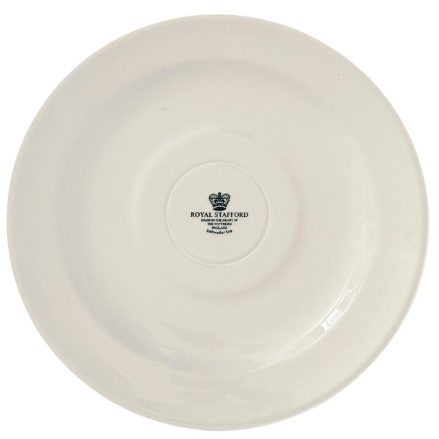 Royal Stafford English Brown Transferware Ducks & Acorns Thanksgiving Salad Plates - Set of 12 For Sale In San Diego - Image 6 of 6