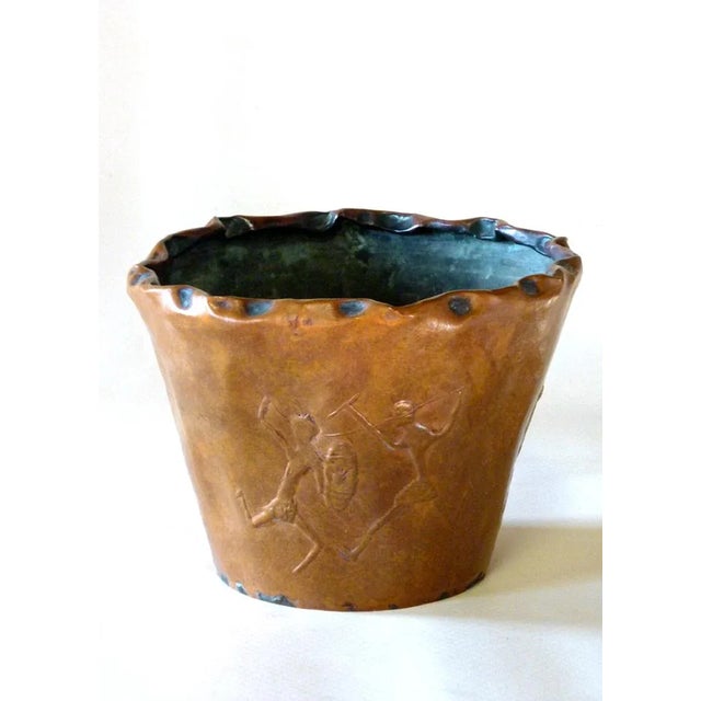 Mid-Century Italian Copper Vase from Bragalini, 1950s, in Flawless conditions. Designed 1950 to 1959 This piece has an...