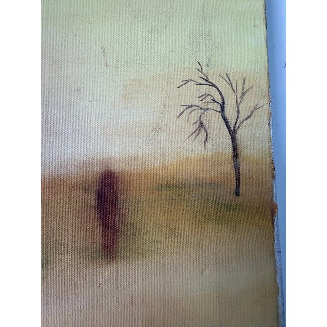 Vintage Narisa African Post-Impressionist Oil on Canvas Painting – Unframed For Sale - Image 9 of 14