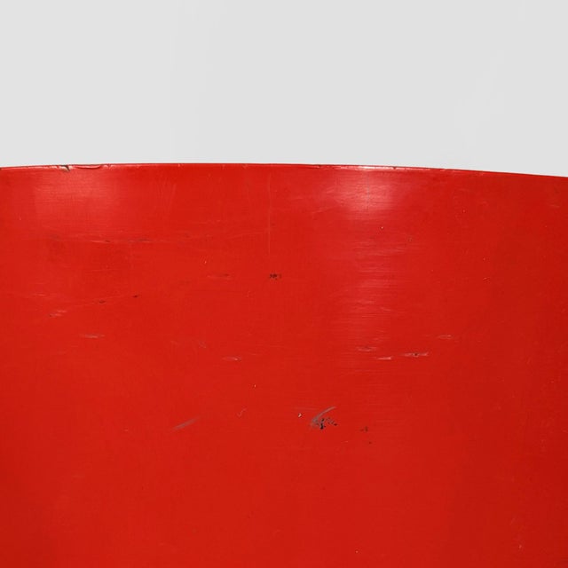 Kartell Italian Wastepaper Basket Model 4670 by Gino Colombini for Kartell, 1970s For Sale - Image 4 of 9