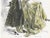 Mid-Century Modern 1947 Mid-Century French Christian Dior Fashion Design Print For Sale - Image 3 of 3