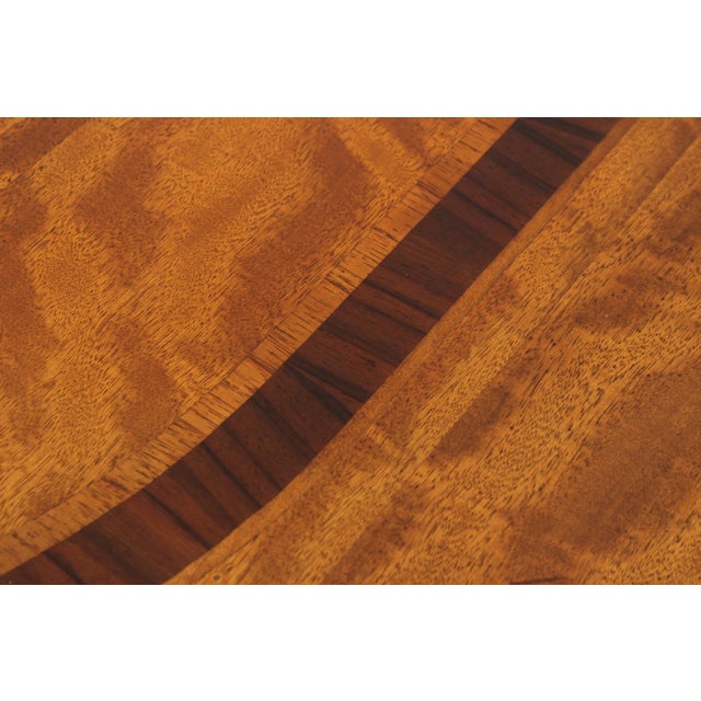 Vintage English Satinwood Inlaid Pembroke Table For Sale - Image 12 of 17