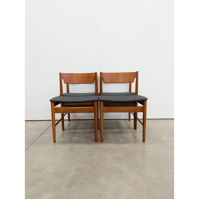 Mid-Century Modern Set of 4 Vintage Edmund Homa Polish Mid Century Dining Chairs For Sale - Image 3 of 10