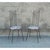 A pair of Mid Century Modern high back iron chairs designed by Arthur Umanoff. for The Grenada Collection. The chairs have...