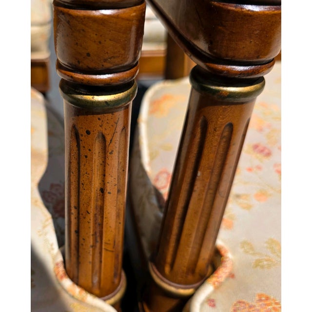 Mid 20th Century Henredon Furniture Breakfast Table W/1 Leaf and 4 Chairs - Set of 5 For Sale - Image 11 of 16