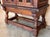 Wood Spanish Baroque Cabinet Bar in Carved Walnut, 1940s For Sale - Image 7 of 10