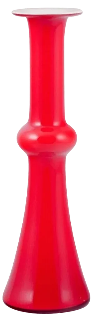 Carnaby Vase in Red Art Glass by Per Lütken for Holmegaard, 1960s