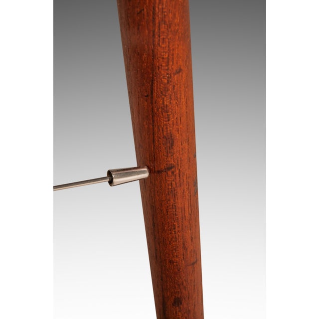 Set of Four ( 4 ) Danish Mid-Century Modern Model 42 Dining Chairs in Teak & Leather Attributed toKai Kristiansen, Denmark, C. 1960s For Sale - Image 15 of 18