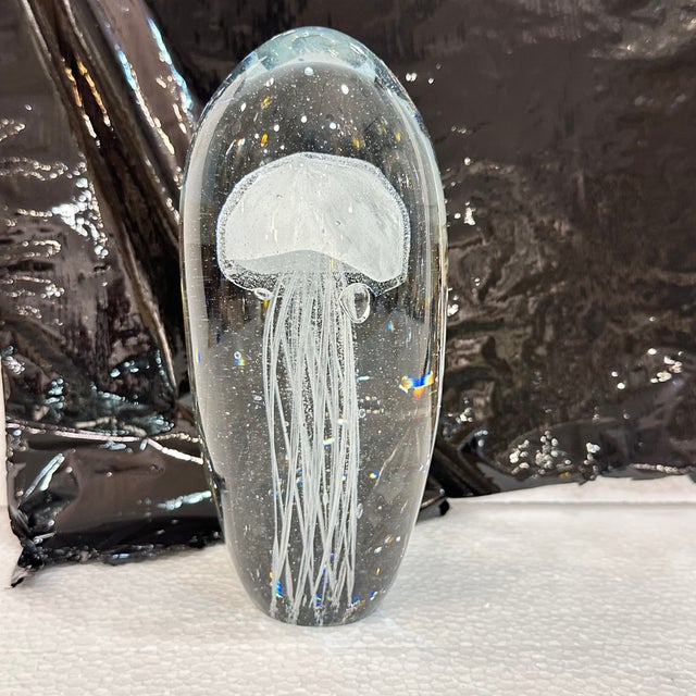 Early 21st Century Decorative Figure Medusa Paperweight in Murano Crystal, Italy, 2000s For Sale - Image 5 of 18