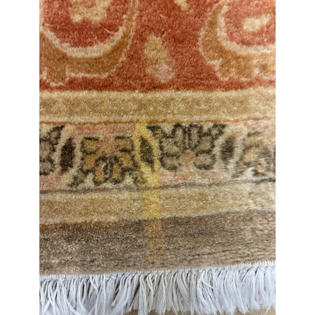 Large Hand-Knotted Oushak-Style Floral Area Rug For Sale - Image 12 of 12