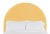 Poppy Twin Headboard, Mustard Linen For Sale