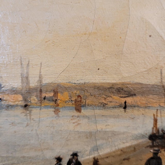School of Konstantinos Volanakis, The Hybris Ship in Piraeus, 1891, Oil on Canvas For Sale - Image 14 of 18