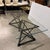 Black Formations Dual Iron Pedestal Base Glass Dining Table For Sale - Image 8 of 16
