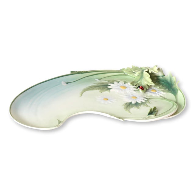 Ceramic Franz Porcelain Ladybug Platter For Sale - Image 7 of 9
