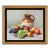 Early 20th Century Grapes and Apples on Plate, Robert Duflos For Sale
