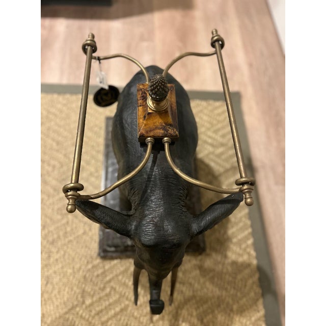 Whimsical yet refined, this elephant towel holder by Maitland Smith is a charming example of the brand’s signature blend...