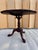 Wood Antique Round Tilt-Top Pedestal Table With Pie Crust Detail For Sale - Image 7 of 18