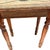 Mid 20th Century Vintage Rattan and Wood Side Table With Decorative Brass Medallion For Sale - Image 5 of 9