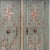 Blue Original Blue Painted Pine Two Door Armoire Dated 1810 For Sale - Image 8 of 11
