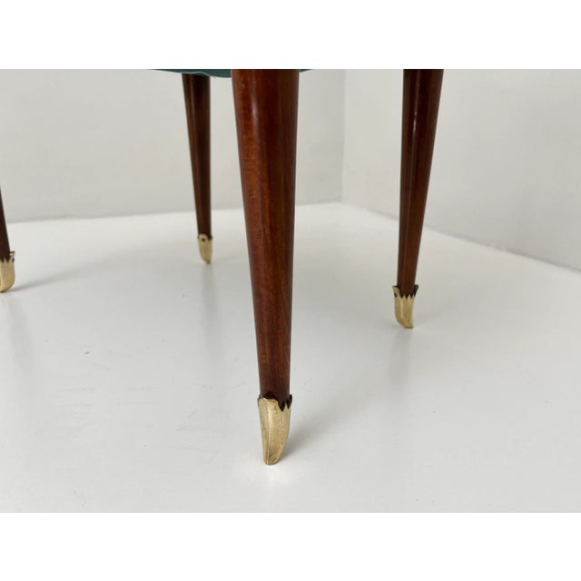 Vintage Brass Bench, 1950s For Sale - Image 4 of 5