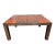 1970's Mod Orange Tile Top Dining Table For Sale