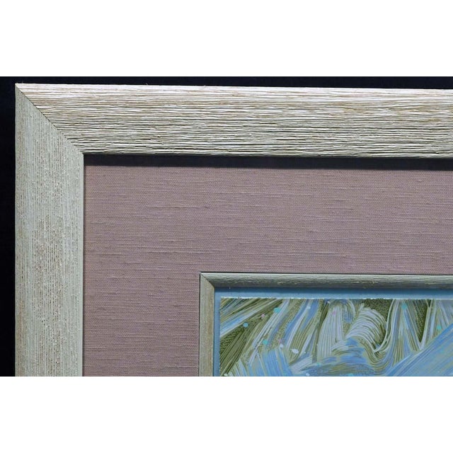 Paper 1990s Earl Biss "Mountain Crows" Limited Edition Serigraph on Paper Framed Hand Signed For Sale - Image 7 of 7