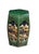 Vintage hand crafted with a distinctive barrel-shaped profile, this versatile piece features a brilliant, deep emerald...
