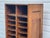 Brown Vintage Storage Cabinet With Fixed Shelves and Casters, Early 20th Century For Sale - Image 8 of 8