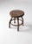 Gray Vintage Industrial Metal Stool For Sale - Image 8 of 9