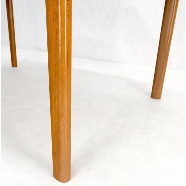 Dux of Sweden Oval Walnut Danish Dining Table with 3Leaves Total 135" in Length For Sale - Image 10 of 12