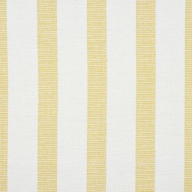 Contemporary Schumacher Ketley Performance Stripe Fabric in Yellow For Sale - Image 3 of 3