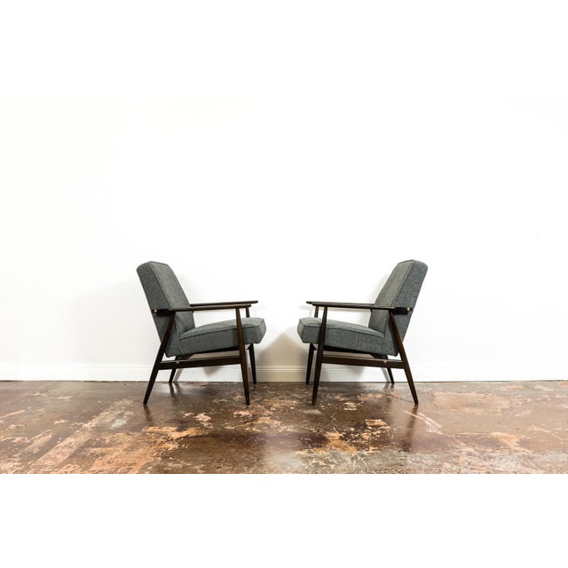 Vintage Armchairs by H. Lis, Poland, 1960s, Set of 2 For Sale - Image 3 of 14