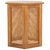Wood Danez Hexagon Cane Accent Table in Natural / Natural For Sale - Image 7 of 9