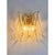 Amber rondini murano glass gold wall sconces by simoeng, set of 2, in exhibition piece conditions. Designed from 2000 us...