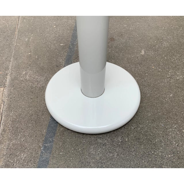 Gray Space Age Metal Plant Stand or Side Table For Sale - Image 8 of 18