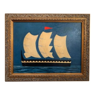 Contemporary Impressionist Style Seascape Painting on Canvas, Framed For Sale