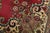 Tabriz Rug 8’3” X 11’3” Red Wool Vintage Traditional Hand-Knotted Carpet For Sale - Image 4 of 15