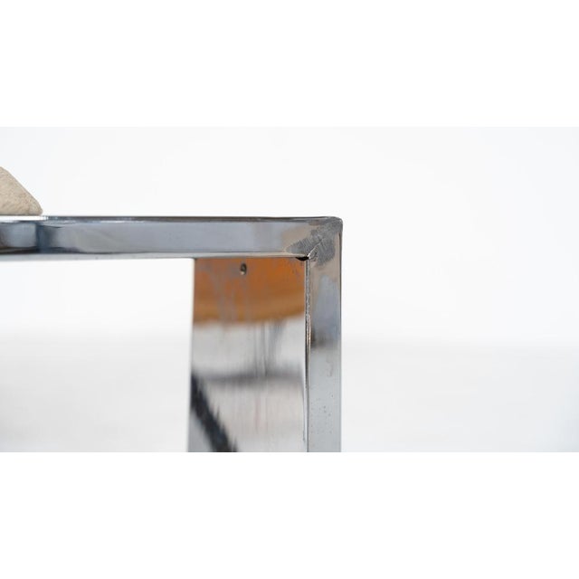 Mid-Century Modern Mies Lounge Chair with Ottoman attributed to Archizoom Associati, 1960s For Sale - Image 16 of 18