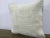 Contemporary Vintage Turkish Handmade Hemp White Kilim Pillow Cover For Sale - Image 3 of 6