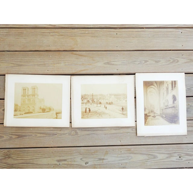 Late 19th Century Antique 1880's Frith Photographs Paris Cityscapes - Set of 3 For Sale - Image 5 of 6