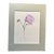 Original Vintage Gouache Painting of a Rose For Sale