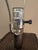 Wood 1980s Campaign Style Burnt Bamboo Table Lamp For Sale - Image 7 of 9