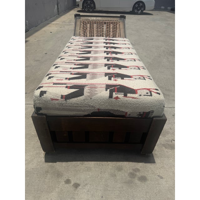 Early L & Jg Stickley Mission Oak Fainting Couch For Sale - Image 13 of 18