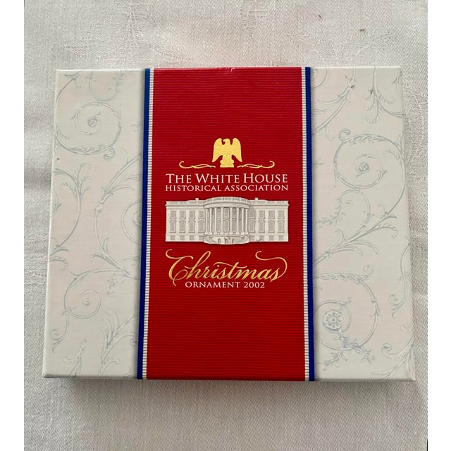 Vintage 2002 Official White House Historical Association Christmas Ornament - The East Room Centennial (New in Box) For Sale - Image 12 of 13