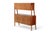 Mid-Century Modern Mid 20th Century Atomic Double Tiered High Sideboard in Teak For Sale - Image 3 of 5