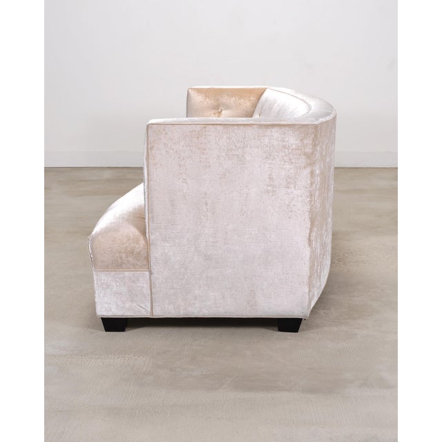 Pair of Velvet Dumont Sofas by Mitchell Gold + Bob Williams For Sale - Image 10 of 18