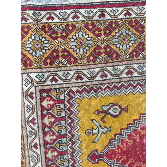 Textile Turkish Anatolian Rug, 1890s For Sale - Image 7 of 18